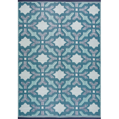 Tapis bleu / vert Aldo