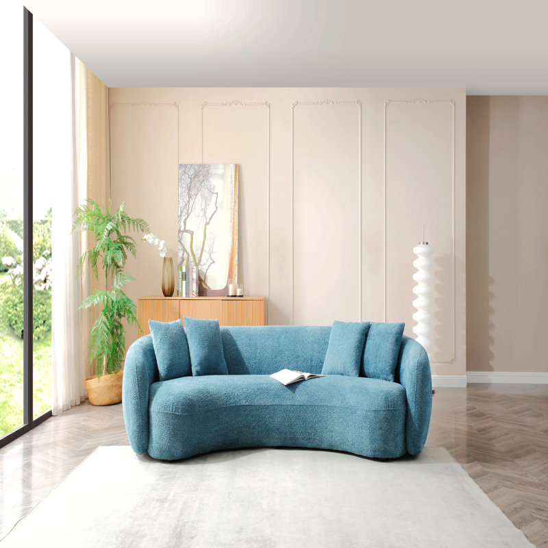 Canapé modulaire incurvé 102 po Boucle
