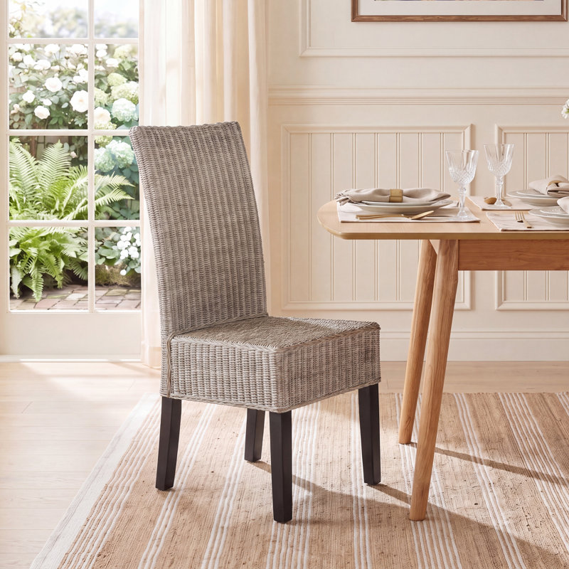 McKenney 17.7'' H Pine Side Chair, Antique Gray