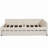 Upholstered Platform Bed With USB And Trundle, Beige