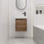 Meuble-lavabo flottant avec base simple pré-assemblée
