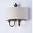 Bhushan 14'' W 1-Light Dimmable Armed Sconce-776399725