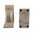 Modern Onyx and Marble Bookends Decorative Book Ends for Home Decor, Bookshelf Styling, or Office Desk Set of 2, 6", Beige & Ivory