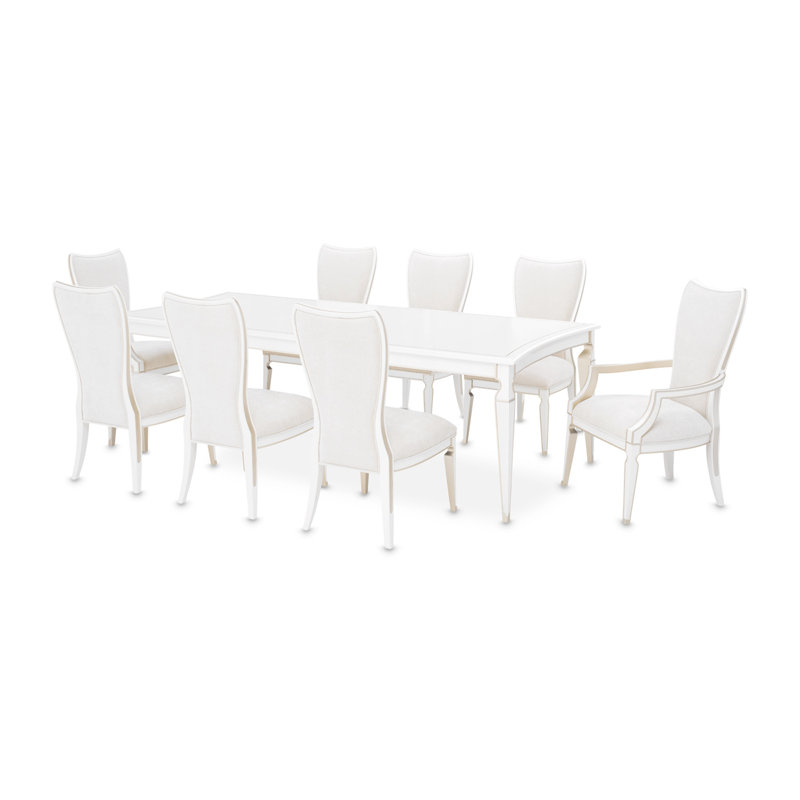 La Marisia 9-piece Dining Room Set, 9 Pieces: Table, 8 Chairs