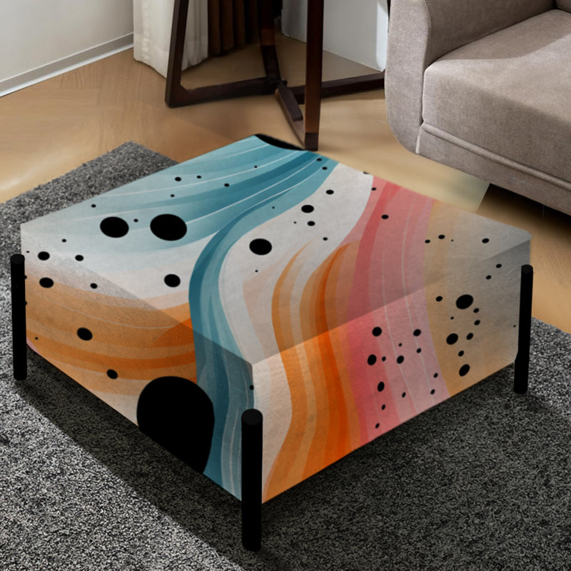 Motif tourbillon carré à pois Nomadic Whirls