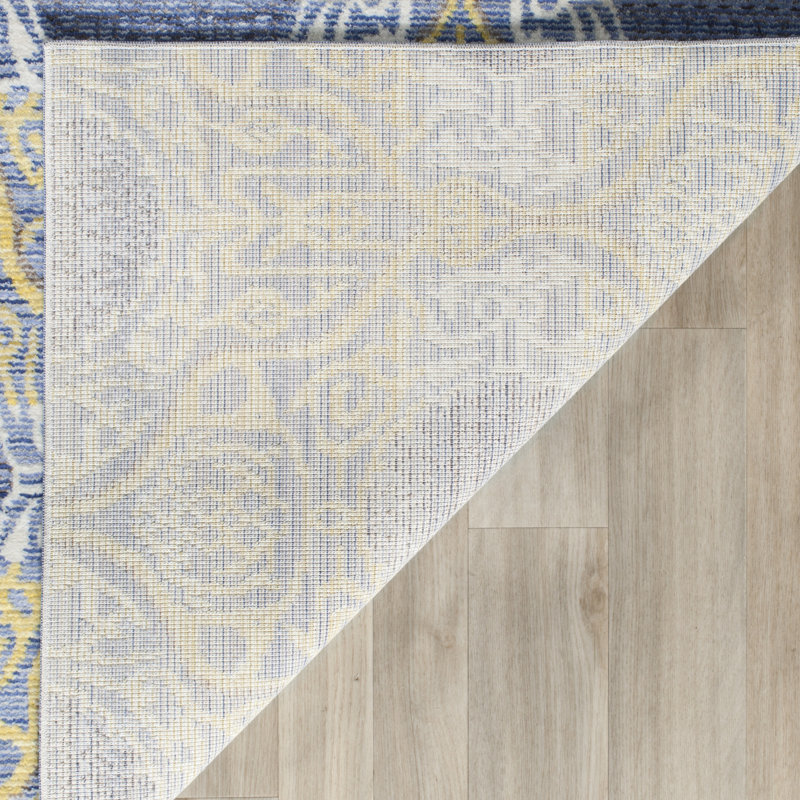 Wynter Damask Hand Woven Area Rug, Runner 69 x 244 cm