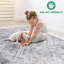 Tapis bleu / gris / géométrique de la collection Collection-1618823029
