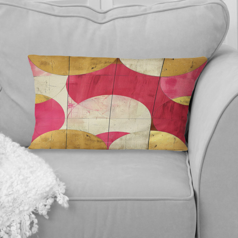 Coussin lombaire rétro Mid-Century