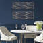 2 décorations murales en bois taillé gris - finition récupérée l 12 po x H 36 po Design botanique complexe 4 crochets pour la chambre à coucher