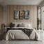 « Sleepy Hollow - Renard roux », triptyque d'art animalier de Mark Mueller, 91,4 cm x 61 cm-697372086