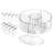 iDesign’s Onyx Collection Cosmetic Carousel, Clear