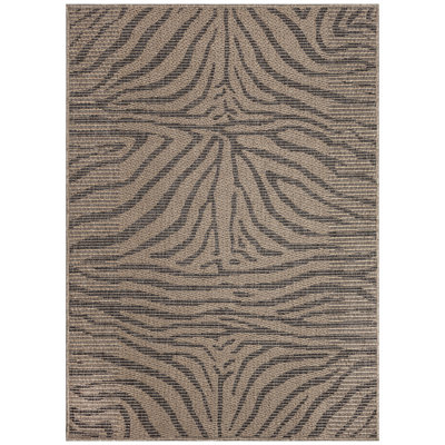 Milenka Zebra Indoor/Outdoor Area Rug