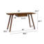 Bureau d'ordinateur Study, bureau, table d'étude, bureau d'écriture avec tiroir pour la maison, mobilier de bureau moderne, couleur noyer