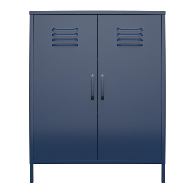 Manushe 2 -Door 2 -Shelf, Navy