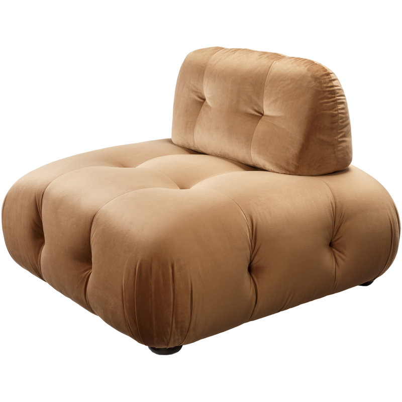 Bernabe Modern Modular Chair, Brown