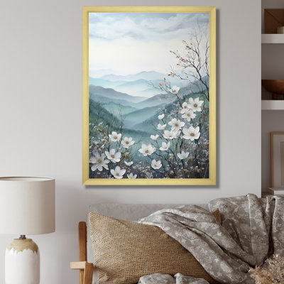 Fleurs de cornouiller japonais II - reproduction sur toile