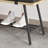 31.5in Wrought Iron Frame Shoe Storage Bench-109796049