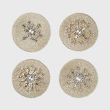 Snowflake Round Coaster