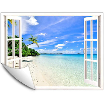 Clear Sky And Sea Water