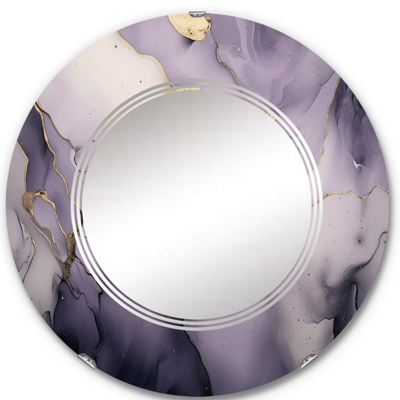 Miroir mural Zyianna, 24 po x 24 po