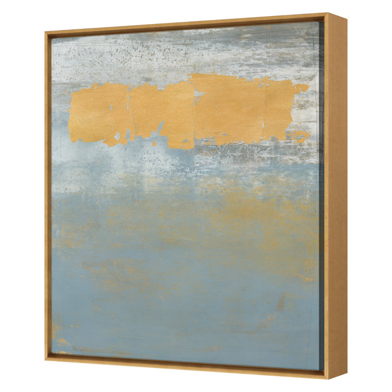 Seaside Reflections 1 Print by Maeve Harris, Gold Floater Framed, 36" H x 30" W