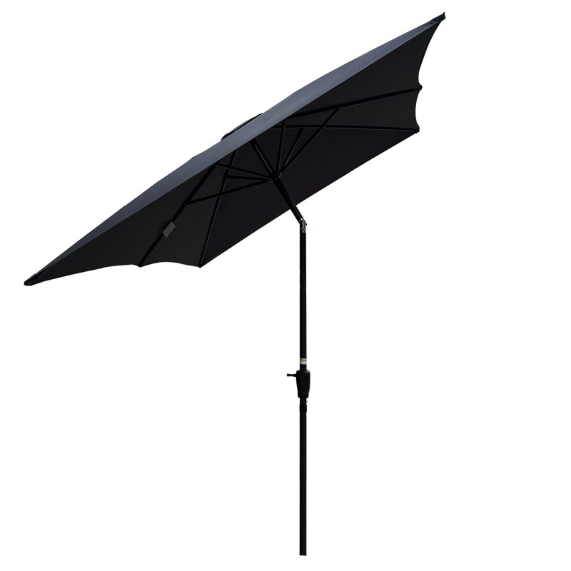 Parasol de terrasse 9X6ft, Anthracite