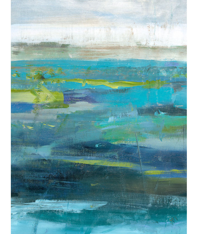 Humeur bleue I - impression, H 40 po x l 30 po x P 1,5 po, Plexi