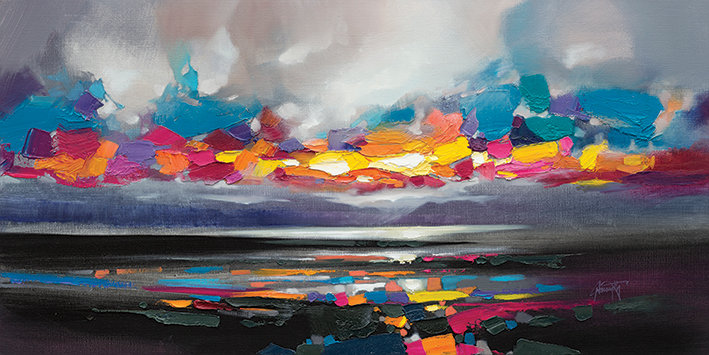 Primary Fragments by Scott Naismith - Wrapped Canvas Print