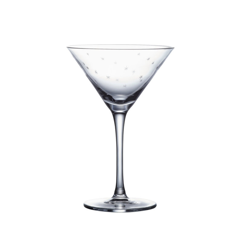 Handmade Crystal Martini Glass