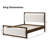Juniper Solid Wood Boucle Bed-114509204-114509206