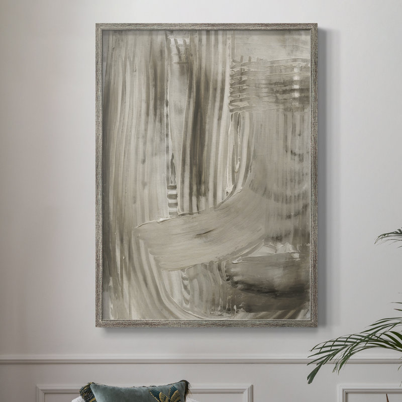 Earth Markings I, reproduction encadrée - bois massif, H 21 po x l 17 po
