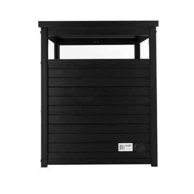 ECOFLEX XL Cat Litter Box Enclosure End Table in Black