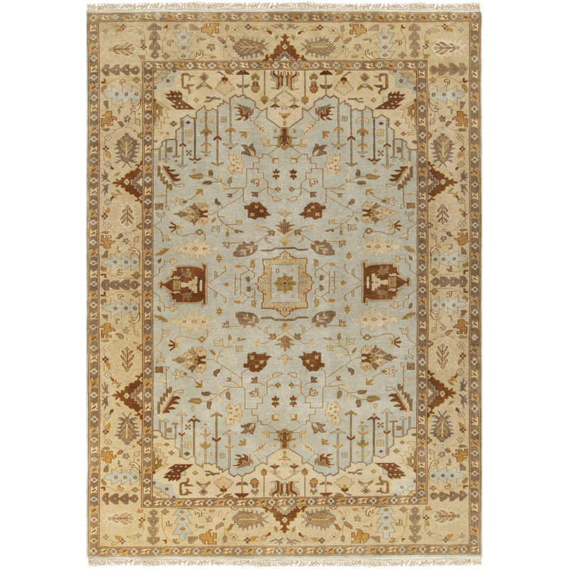 Coleburn Wool Oriental Indoor Rug, Rectangle 2' x 3'