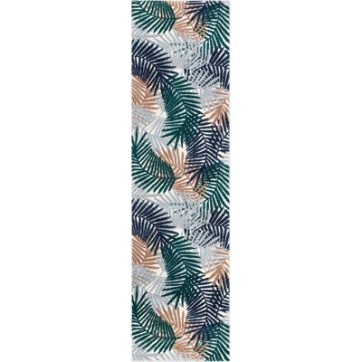 Leona Floral Synthetic Area Rug