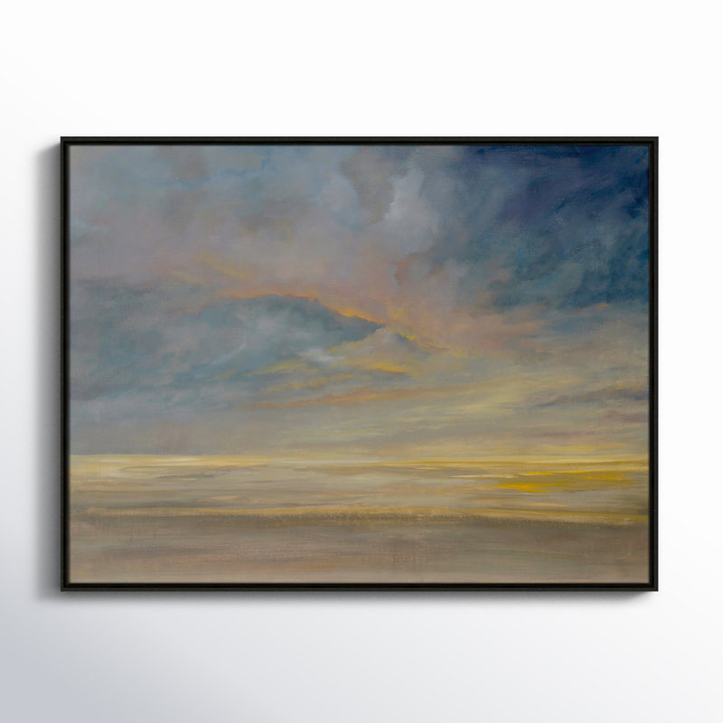 Dawning Unrest, Espresso Framed, 31.5" H x 41.5" W x 2" D