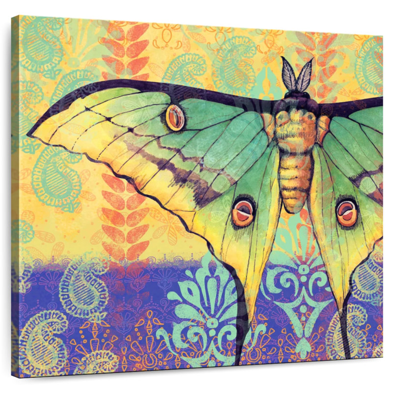 Brampt Luna Moth, 10" H x 10" W