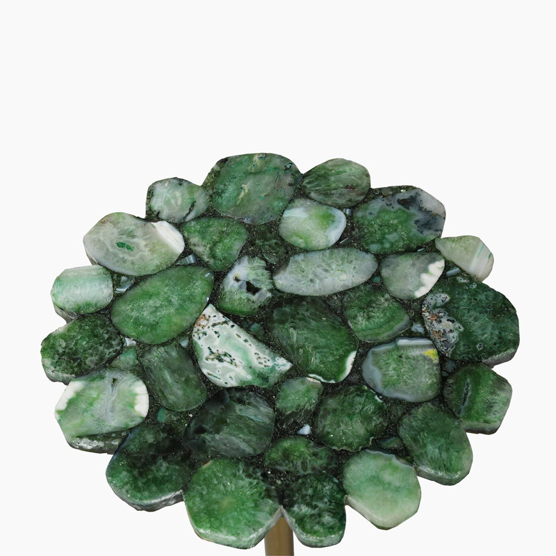 Beronica Green Agate End Table