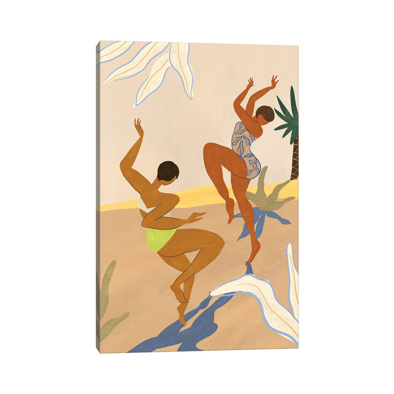 Summer Dance by Arty Guava - Wrapped Canvas Painting, 66.04 cm H x 45.72 cm W x 3.175 cm D