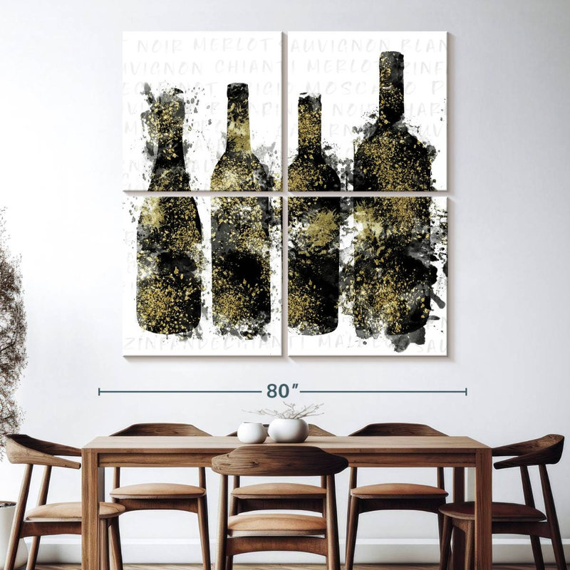 Yarlin Splash Of Wine I, 74" H x 74" W