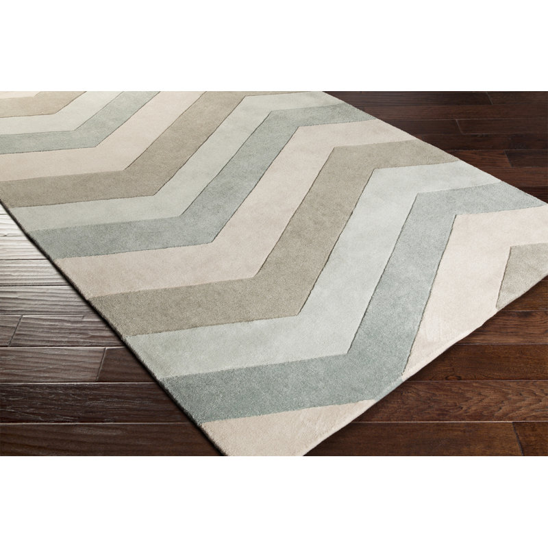 Deveau Chevron Indoor Rug, Rectangle 9' x 13'
