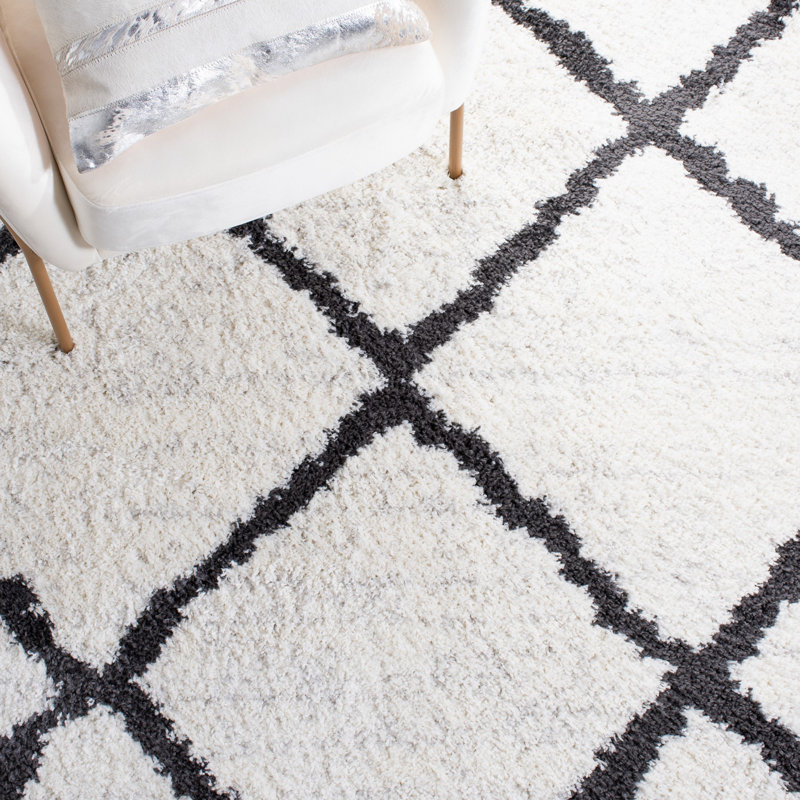 Tapis à performance géométrique Powe, Rectangle 9 pi x 12 pi