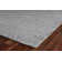 Metro-Velvet Geometric Area Rug in Silver