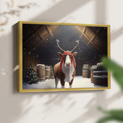 Chirstmas Art-CMXLIII -Framed Print - Restickable