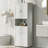 Tall Bathroom Storage Cabinet With Laundry Basket-571482312