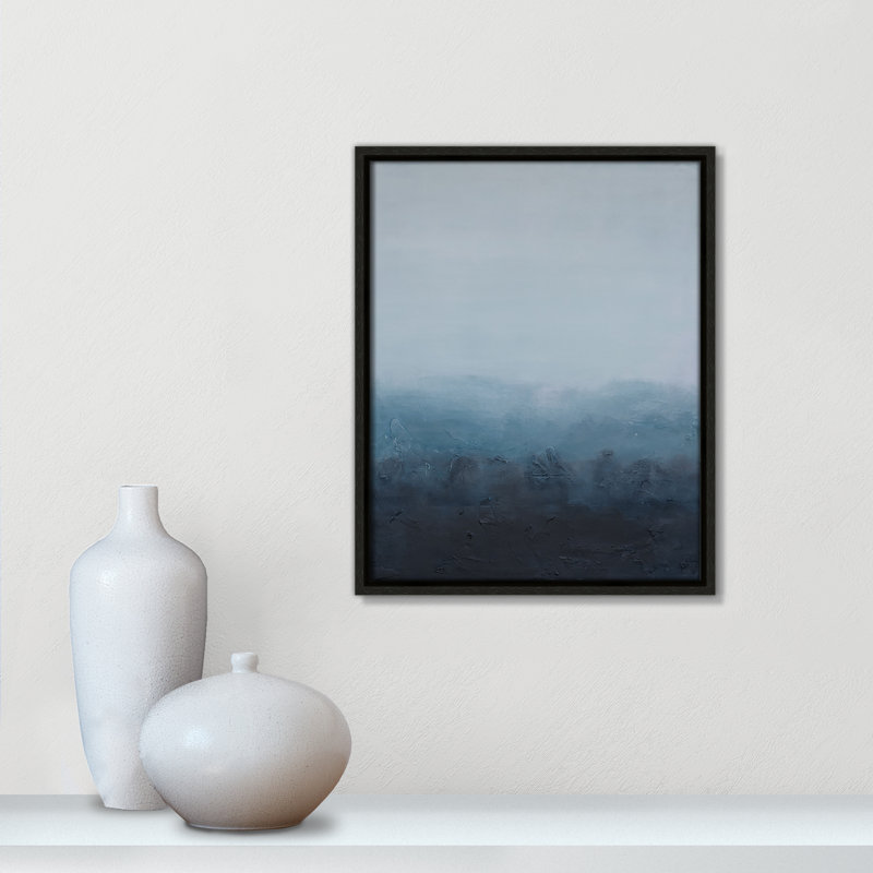 Elemental I Print by S.H. Khan, 12.5'' W x 15.5'' H, Espresso Floater