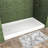 60" X 34" SMC Single-Threshold Shower Base With Left Drain & Complete Drain Assembly