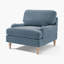 Bernard Upholstered Chenille Armchair-149900657