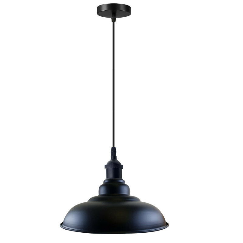 Pascale 1 - Light Dome Pendant, Black