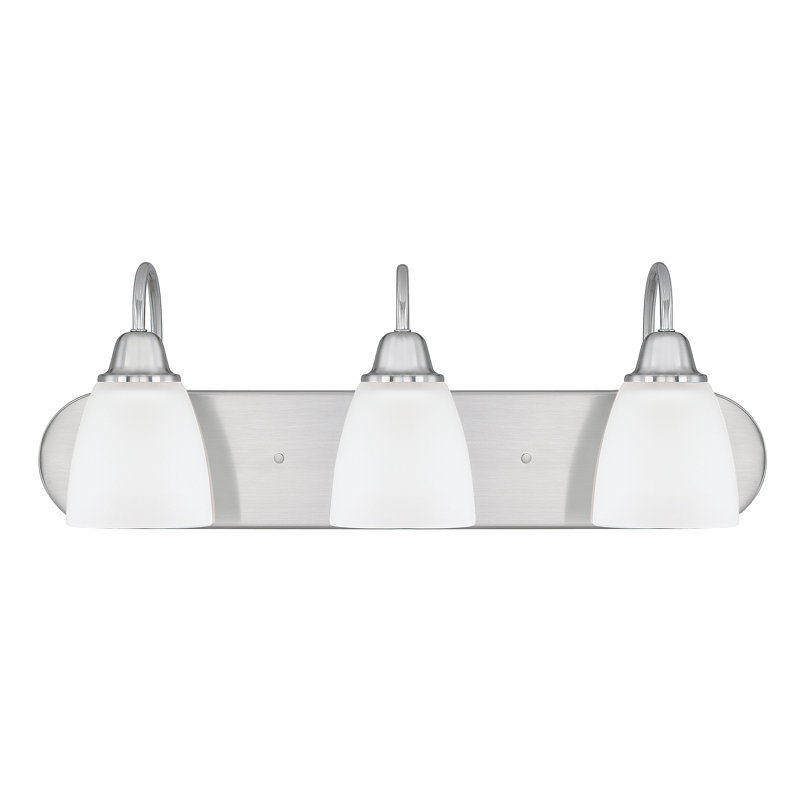 Trenton Dimmable Vanity Light, Brushed Nickel, 3