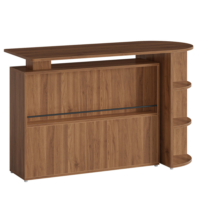 Table de couture pliante avec rangement, brun